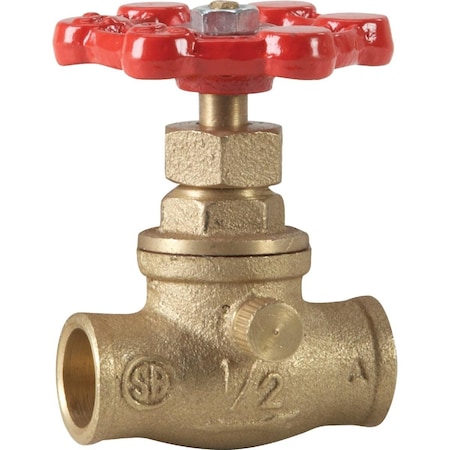 Proline 3/4 In. SW Low Lead Cast Brass Stop Valve 105-604NL